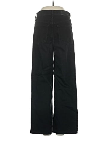 Madewell Slim Wide-Leg Jeans in Lunar Wash (view 2)