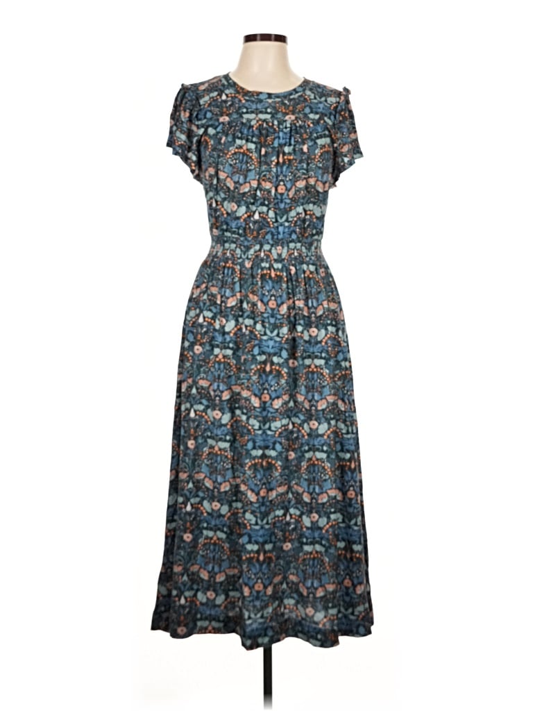 Pre-owned Nation Ltd Casual Dress In Blue