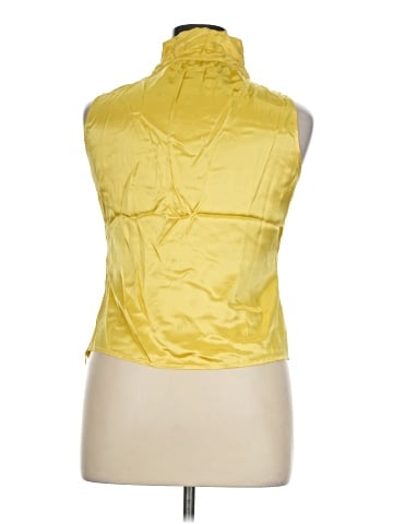 Calvin Klein Sleeveless Silk Top (view 2)