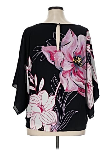 White House Black Market 3/4 Sleeve Blouse (view 2)