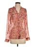 Kut from the Kloth 100% Polyester Pink Long Sleeve Blouse Size S - photo 1