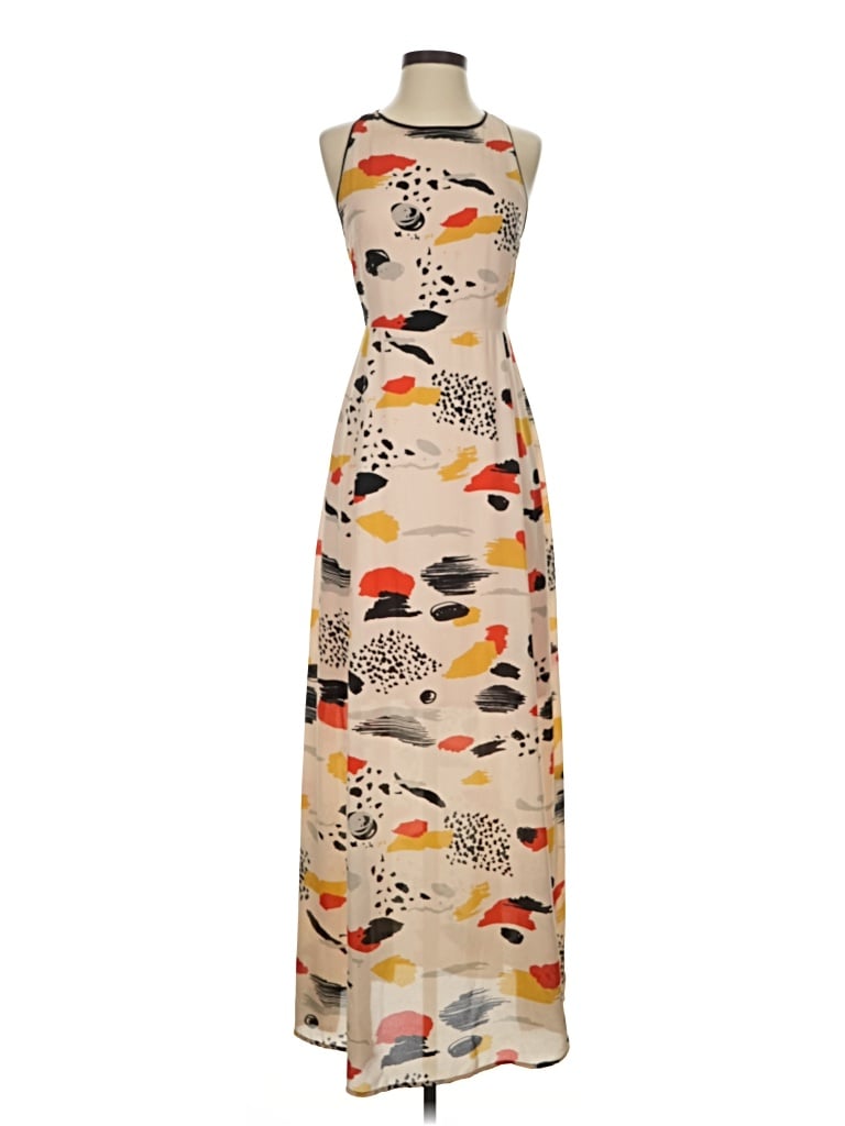 Pre-owned Harlyn Casual Dress In Tan
