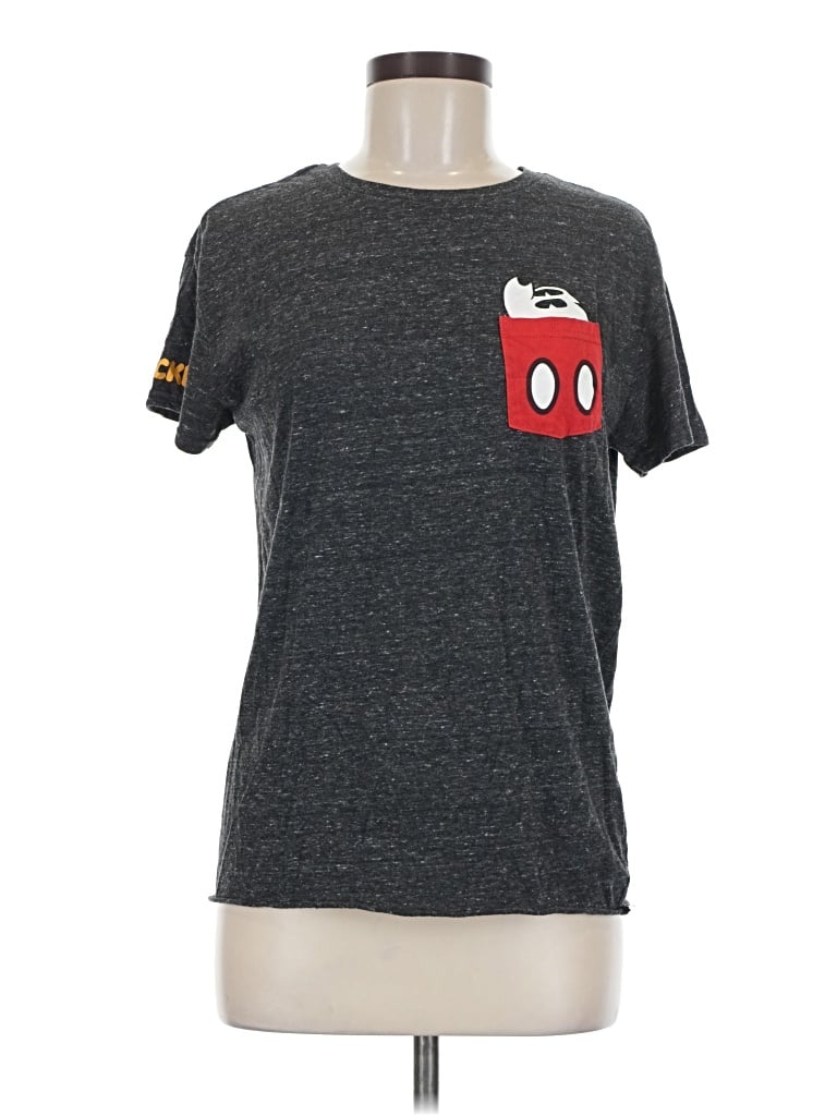 Pre-owned Disney Short Sleeve T-shirt In Gray