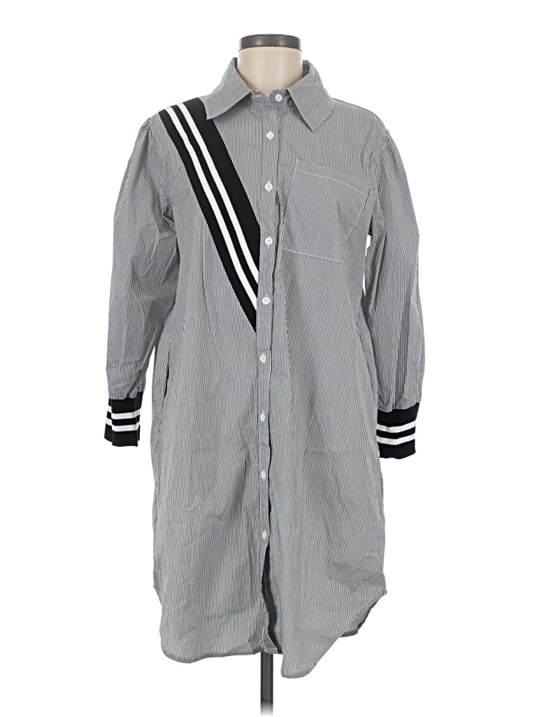 Pre-owned Joh Casual Dress In Gray