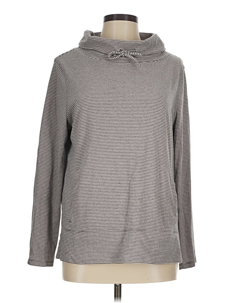 Pre-owned Talbots Outlet Turtleneck Sweater In Gray