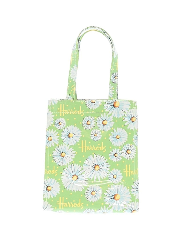 Pre-owned Harrods Tote Bag In Green