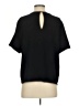 Glam 100% Polyester Black Short Sleeve Top Size S - photo 2