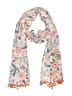 Unbranded Floral Orange Scarf One size - photo 1