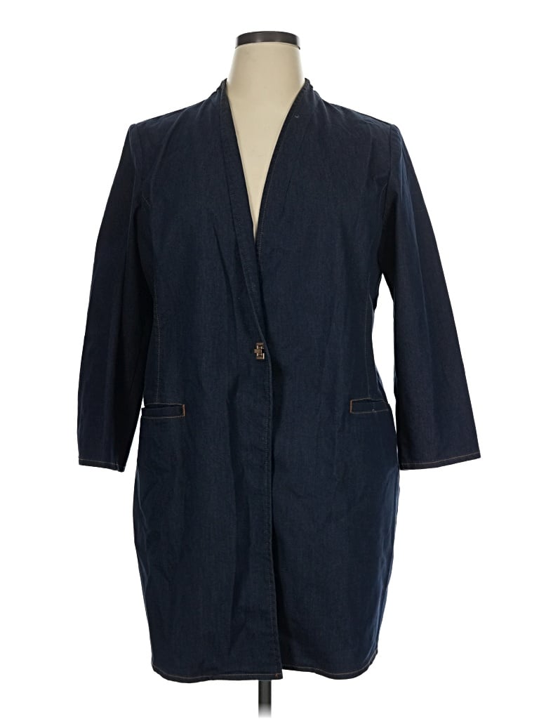 Pre-owned Chico's Coat In Blue
