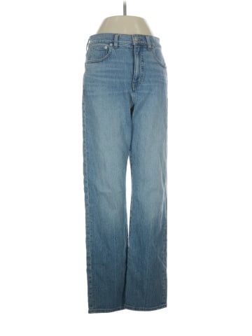 Madewell The '90s Straight Jean in Rondell Wash: Crease Edition (view 1)