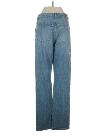Madewell The '90s Straight Jean in Rondell Wash: Crease Edition (view 2)