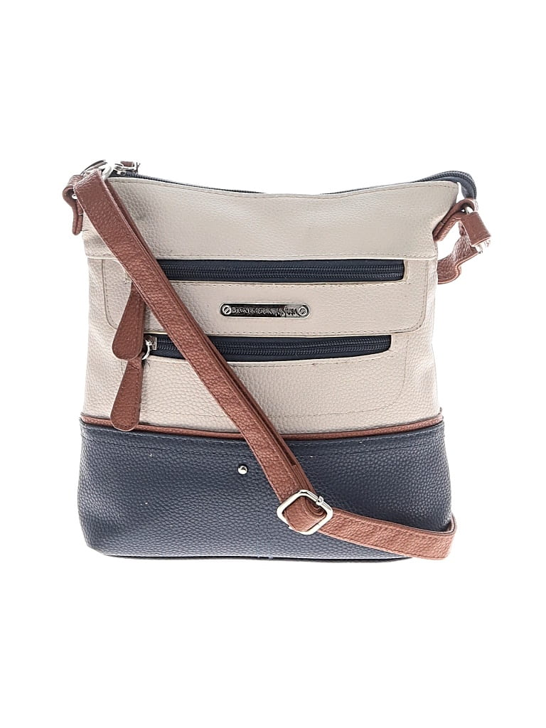 Pre-owned Stone Mountain Crossbody Bag In Gray
