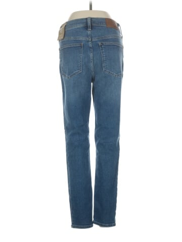 Madewell 9" Mid-Rise Skinny Crop Jeans: Button-Front TENCEL&trade; Denim Edition (view 2)