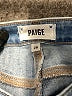Paige Chevron-herringbone Blue Jeans Size 28 waist - photo 4
