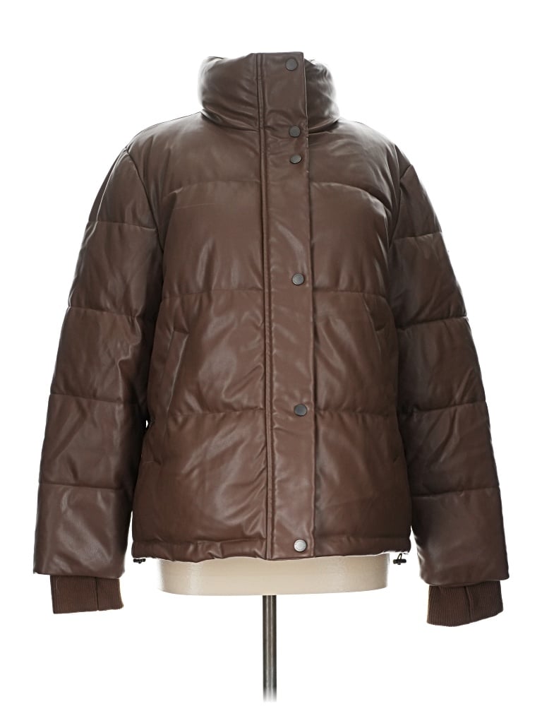 Pre-owned Bcbgmaxazria Snow Jacket In Brown