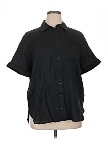 MNG Short Sleeve Button-Down Shirt (view 1)
