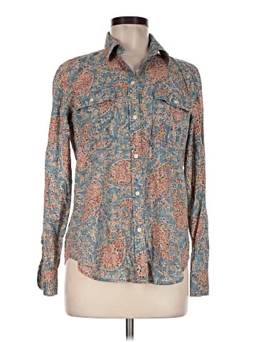 Lauren Jeans Co. Long Sleeve Button-Down Shirt (view 1)