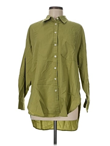 Maeve by Anthropologie 3/4 Sleeve Button-Down Shirt (view 1)