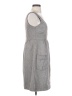 Forever Chevron-herringbone Gray Casual Dress Size S - photo 4