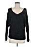 Guess Metallic Black Pullover Sweater Size M - photo 1