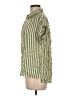 C+D+M Collection Stripes Green Short Sleeve Blouse Size M - photo 5