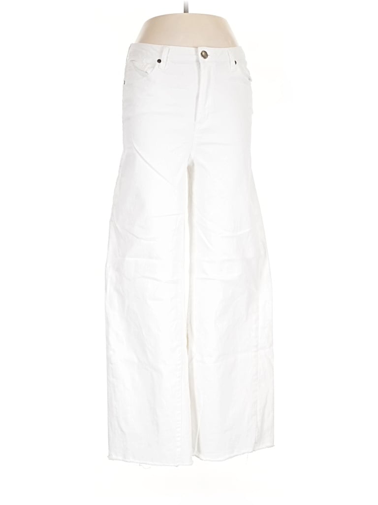 Pre-owned Easel Jeans In White