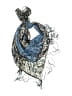 Unbranded Blue Scarf One size - photo 1