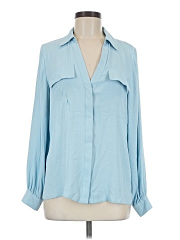 White House Black Market Long Sleeve Blouse (view 1)
