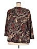 Koret Paisley Brown 3/4 Sleeve Blouse Size 2X - photo 2