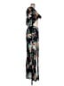 Affliction 100% Rayon Tropical Black Cocktail Dress Size L - photo 4