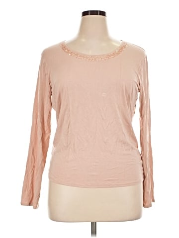 AK Anne Klein Long Sleeve T-Shirt (view 1)