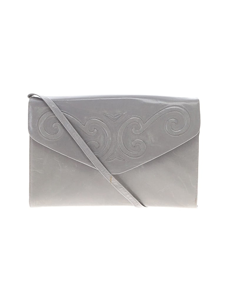 Pre-owned Nina Crossbody Bag In Gray