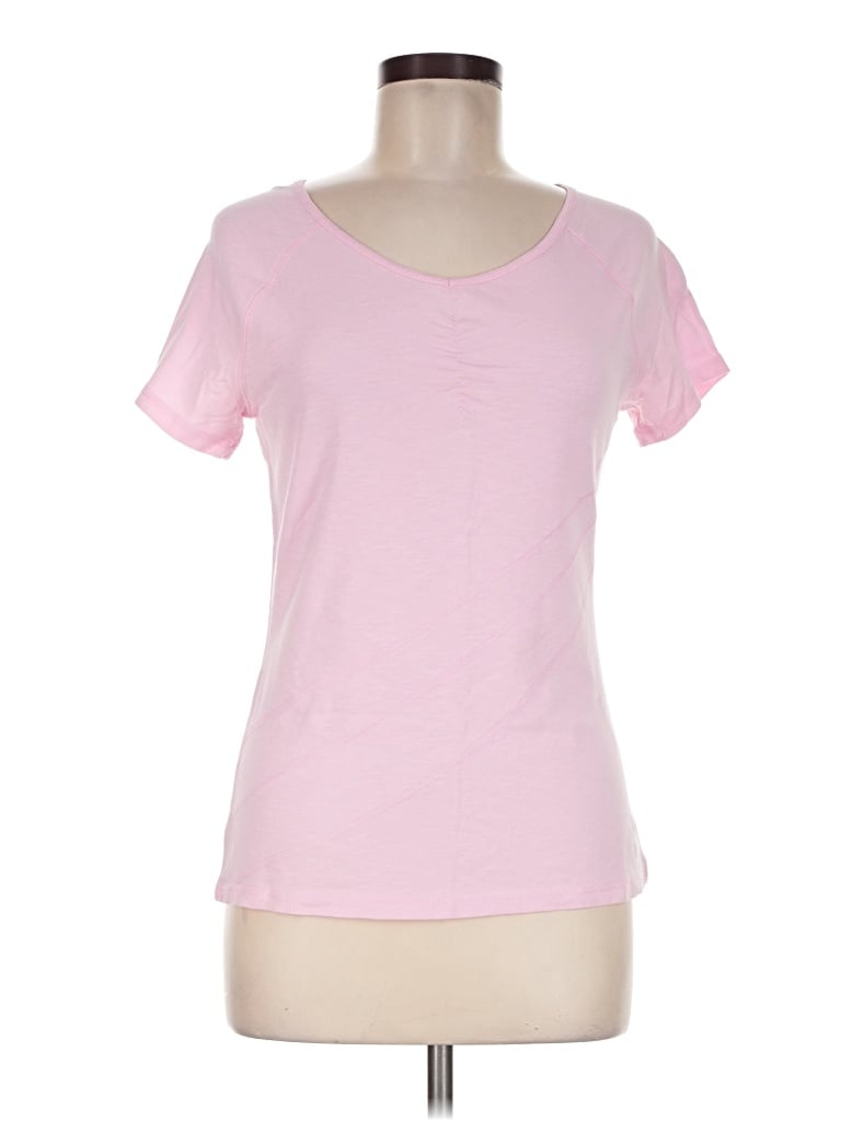 Pre-owned Danskin Now Short Sleeve T-shirt In Pink