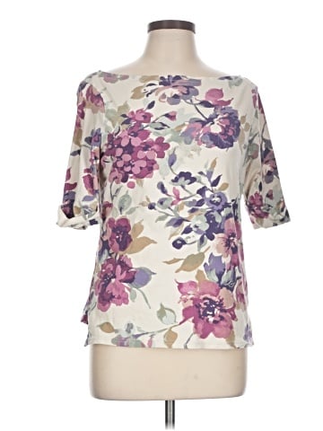 Lauren by Ralph Lauren Short Sleeve Blouse (view 1)