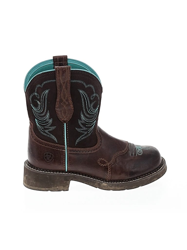 Pre-owned Ariat Boots In Teal
