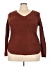 RD Style Solid Brown Pullover Sweater Size XXL - photo 1