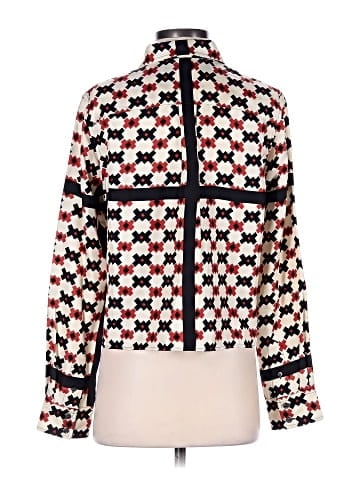 Marc Jacobs Long Sleeve Silk Top (view 2)