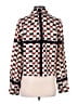 Marc Jacobs 100% Silk Houndstooth Red Long Sleeve Silk Top Size 4 - photo 2