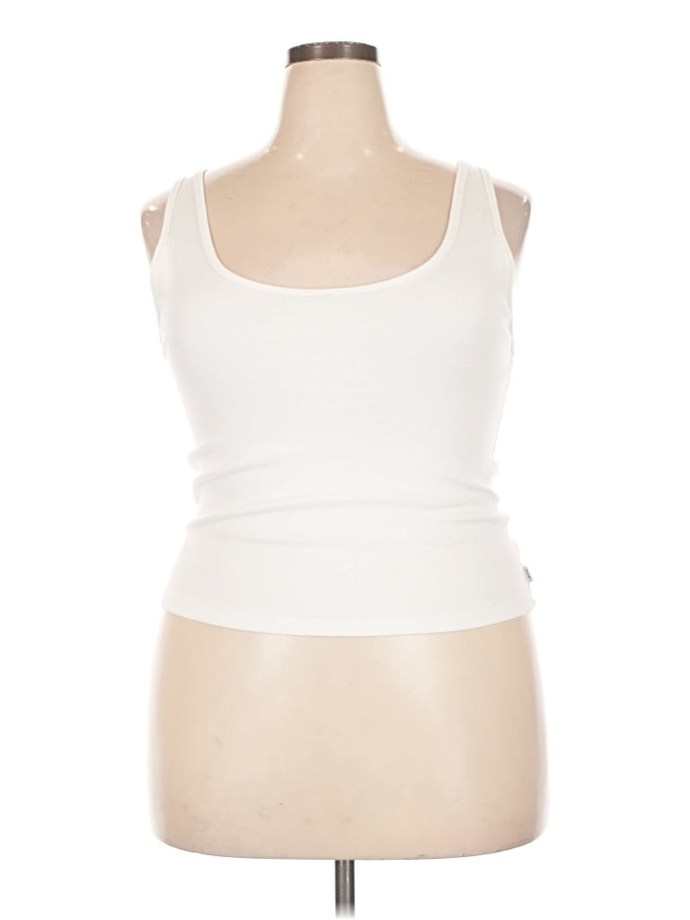 Pre-owned Tna Sleeveless Top Ivory Sweetheart Neckline Tops