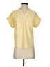Cupio Yellow Short Sleeve Blouse Size S - photo 1