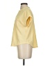 Cupio Yellow Short Sleeve Blouse Size S - photo 5