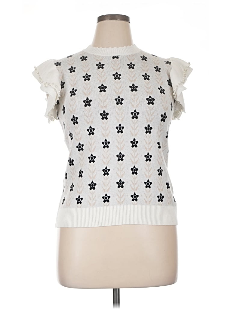Pre-owned On Twelfth Sweater Vest In White