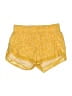Athleta Hearts Yellow Athletic Shorts Size S - photo 1