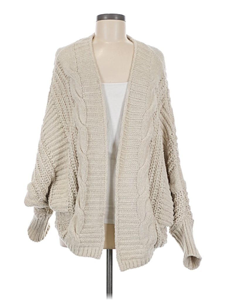 Pre-owned Altar'd State Cardigan Sweater In Tan