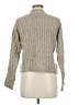 Forever 21 100% Acrylic Metallic Silver Turtleneck Sweater Size M - photo 2