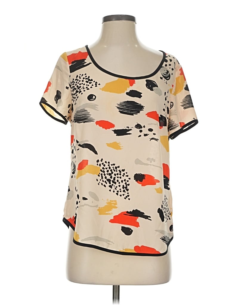 Pre-owned Harlyn Short Sleeve T-shirt In Tan