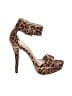 Dream Pairs Animal Print Brown Sandals Size 8 - photo 1