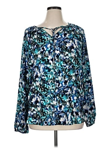 Ellen Tracy Long Sleeve Blouse (view 1)