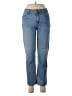 Paige Chevron-herringbone Blue Jeans Size 28 waist - photo 1