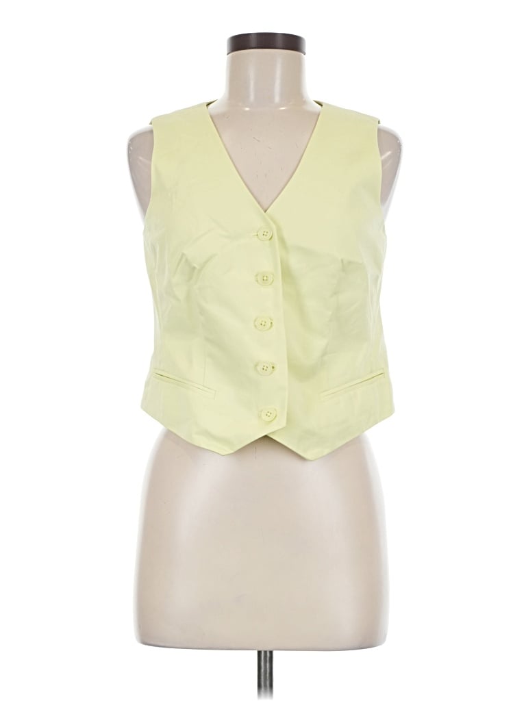 Pre-owned Jcrew Vest In Yellow